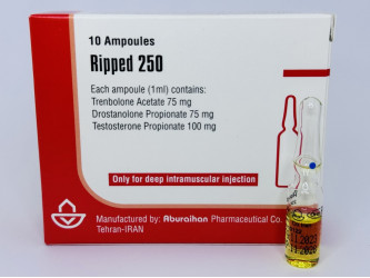 Testo Ripped-250, 1 амп, 250 мг/мл Aburaihan | Мікс СТероїдів