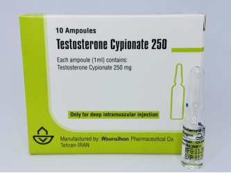 Testosterone Cypionate, 1 амп, 250 мг/мл (Абурайхан) Тестостерон Ципионат