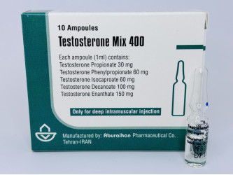 Testosterone Mix 400, 1 амп, 400 мг/мл Aburaihan | Мікс Тестостеронів