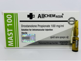 Mast 100, 1 амп, 100 мг/мл (AllChem Asia) Мастерон, Дростанолон Пропионат