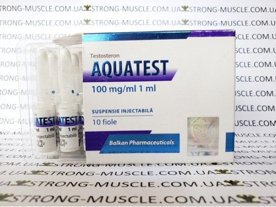 Aquatest, 1 амп, 100 мг/мл (Балкан) Суспензия Тестостерона