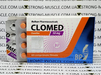 Clomed, 20 таб, 50 мг/таб Balkan | Кломід
