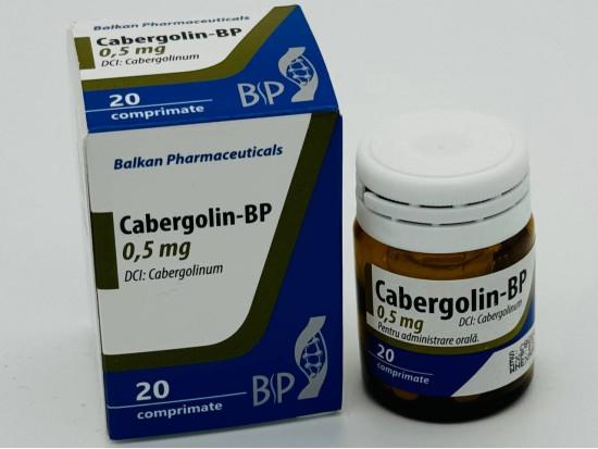 Cabergoline-BP, 1 таб, 0,5 мг/таб Balkan | Каберголін