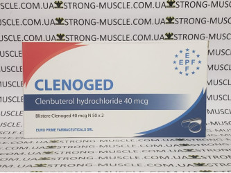 Clenoged, 50 таб, 40 мкг/таб (Евро Прайм) Кленбутерол