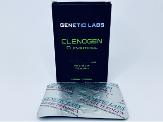 Clenogen, 25 таб, 40 мкг/таб Genetic Labs | Кленбутерол