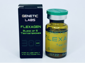 Flexagen, 10 мл, 300 мг/мл Genetic Labs | Мікс 5 тестостеронів