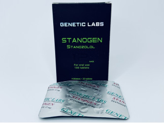 Stanogen, 25 таб, 12 мг/таб Genetic Labs | Станозолол