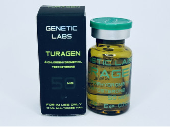 Turagen Injection, 10 мл, 50 мг/мл Genetic Labs | Турінабол ін'єкційний
