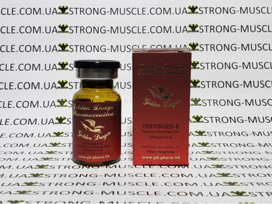 Testoged E, 10 мл, 250 мг/мл Golden Dragon | Тестостерон Енантат