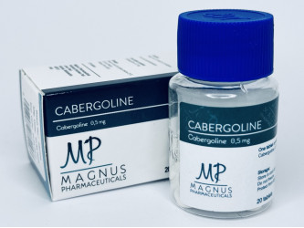Cabergoline, 1 таб, 0,5 мг/таб Magnus | Каберголін