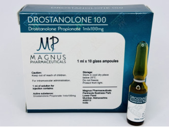 Drostanolone-100, 1 амп, 100 мг/амп (Магнус) Дростанолон Пропионат