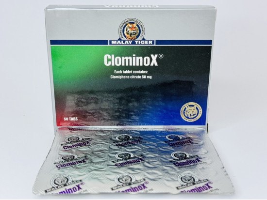 ClominoX, 50 таб, 50 мг/таб Malay Tiger | Кломід