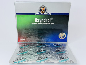 Oxyndrol, 50 таб, 50 мг/таб Malay Tiger | Оксіметолон