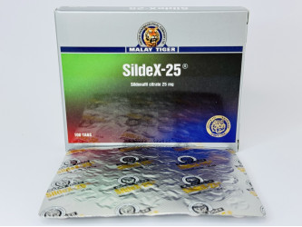 SildeX, 50 таб, 25 мг/таб Malay Tiger | Сілденафіл, Віагра