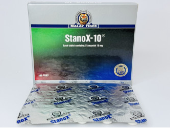 StanoX-10, 50 таб, 10 мг/таб (Малай Тайгер) Станозолол