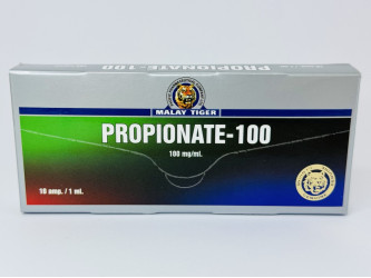 Propionate-100, 1 амп, 100 мг/мл Malay Tiger | Тестостерон Пропіонат