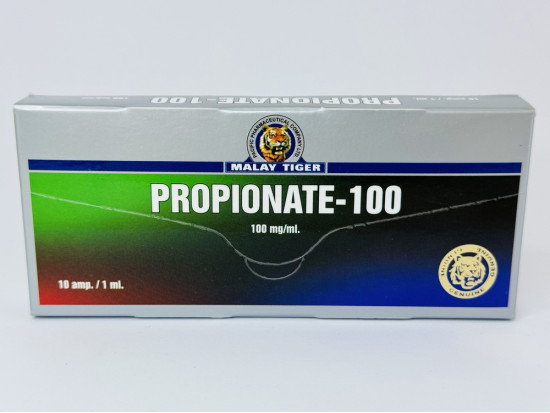 Propionate-100 1 амп, 100 мг/мл (Малай Тайгер) Тестостерон Пропионат