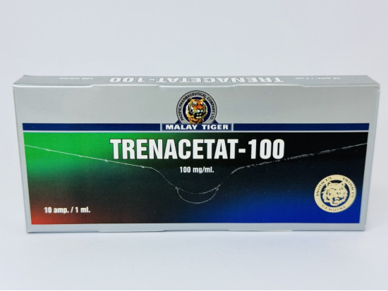 Trenacetat-100, 1 амп, 100 мг/мл Malay Tiger | Тренболон Ацетат