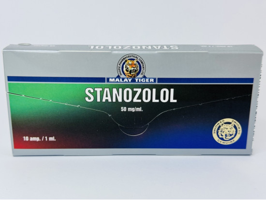Stanozolol 1 амп, 50 мг/амп (Малай Тайгер) Винстрол, Станозолол инъекционный