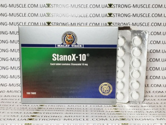 StanoX-10, 100 таб, 10 мг/таб (Малай Тайгер) Станозолол