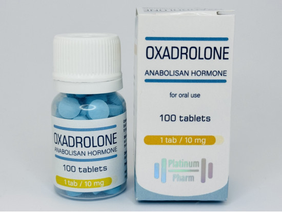 Platinum Pharm Oxadrolone, 100 таб, 10 мг/таб (Платинум Фарм Оксандролон)