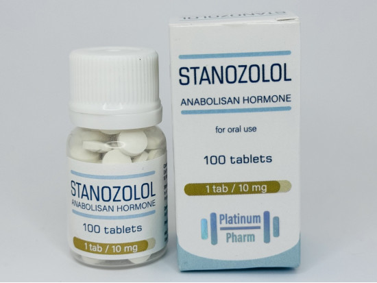 Platinum Pharm Stanozolol, 100 таб, 10 мг/таб (Платінум Фарм Станозолол)