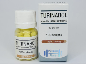Platinum Pharm Turinabol, 100 таб, 10 мг/таб (Платінум Фарм Турінабол)