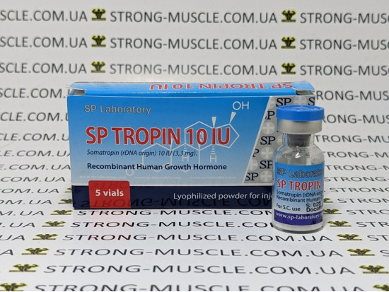SP Tropin 5фл*10МЕ (SP Labs) Гормон роста, Соматропин