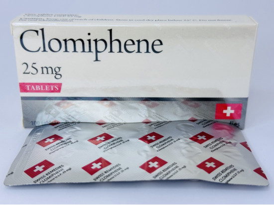 Clomiphene, 20 таб, 25 мг/таб Свісс Ремедіс | Кломід
