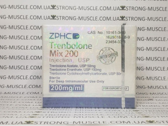 Trenbolone Mix 200, 1 амп, 200 мг/мл Женгжоу | Суміш тренболонів
